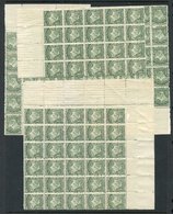 1901 ½d Mount Cook Perf 14 X 11 Issue - Blocks Of 20, 21, 25 & 30 Unplated, All Marginal & Basically UM With The Odd Adh - Otros & Sin Clasificación