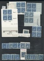 1902-07 8d War Canoe, A Lovely Mint Selection Including Left Marginal Block Of Four Including The Row 5 No. 2 Re-entry,  - Otros & Sin Clasificación