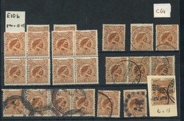 1907-08 REDUCED FORMAT Perf. 14 X 13,13½ 3d Huia In A Small Lot With Two Mint Blocks Of Four In Different Shades And Two - Autres & Non Classés