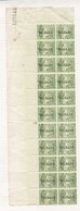 1907-11 OFFICIALS Cook ½d Value In A Top Marginal Block Of 22 With Sheet No. 188544 Mounted On The Selvedge And Two Stam - Sonstige & Ohne Zuordnung