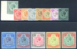 1921-33 MSCA Set, Fine M, SG.100/113. Cat. £275. (13) - Other & Unclassified