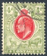 1905-09 4d Variety 'IOSTAGE' For 'POSTAGE' U, SG.150a. (1) Cat. £250 - Other & Unclassified