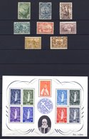 1913-70 M/UM/FU Collection Neatly Laid Out In A Large Black Page Stock Book Incl. Angola 1951 Birds Set Of 24 VFU, 1963  - Other & Unclassified