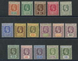 1917-22 Die I MCCA Set, Fine M, SG.82/97. Cat. £225. (16) - Other & Unclassified