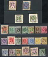 1921-32 MSCA Set Complete (24 Values) All VFU With Cds Cancels 8 Values VFU On Piece Incl. 1r To 5r High Values. SG.98/1 - Otros & Sin Clasificación