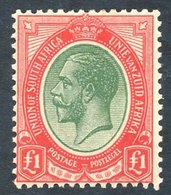 1913-24 £1 Green & Red, Fine M, SG.17. Cat. £650 - Autres & Non Classés