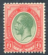 1913-24 £1 Green & Red, Fine M, SG.17. Cat. £650 - Other & Unclassified