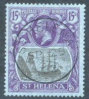 1922-37 MSCA 15s Grey & Purple/blue, Superb Used With 'Sept. 25/22' C.d.s.. SG.113. Cat. £2750 - Sonstige & Ohne Zuordnung