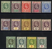 1904-10 MCCA Set, M (3d Pulled Perf), Cat. £300. (14). - Sonstige & Ohne Zuordnung