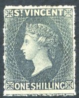 1862-68 Perf 14 To 16 1s Slate-grey, Fresh M, Large Part O.g. SG.9. Cat. £375 - Other & Unclassified