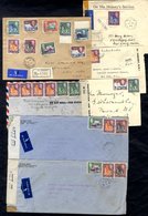 1940-1945 28 Censored Envelopes Sent Mainly To The USA. A Range Of Censor Tapes Incl. PC 90 With Printed Censor Number & - Other & Unclassified