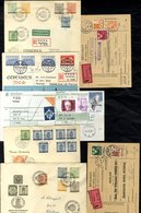 Post-WWII Lot Of Commercial & Philatelic Mail Including Parcel Cards (insured Item Noted And Use Of Elusive 1980's 50kr  - Sonstige & Ohne Zuordnung