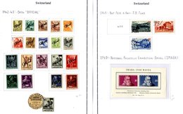 1854-2000 M & U Collection Housed In A Ring Binder, Good General Run Through, Some Highlights Incl. 1948 Imaba M/Sheet M - Other & Unclassified