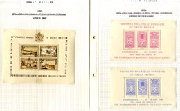 1946-78 PHILATELIC CONGRESS OF GREAT BRITAIN Collection Of Covers, Cards, M/Sheets Etc. Attractive Display Written Up On - Otros & Sin Clasificación