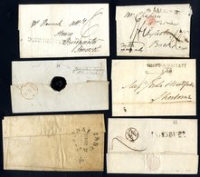 DORSET & WILTSHIRE C1782-1920 Covers Incl. Dorchester Penny Post (2), Shaftesbury Udc, Christchurch Correspondence; Sali - Other & Unclassified