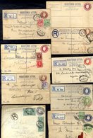 Postal Stationery QV-QEII - Good Range Of Used/unused Items Including Registered Envelopes (embossed Upratings (2) & Pri - Sonstige & Ohne Zuordnung