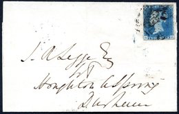 1842 Jan 28th Wrapper From Rushyford To Houghton-Le-Spring Franked Pl.1 SJ, Clear To Good Margins Tied By A Rather Smudg - Otros & Sin Clasificación