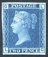 1867 April Paris Exhibition Proof Single Of The 2d Pl.9 In Blue, Fine & Scarce. Spec DP49 Cat. £5000 - Other & Unclassified