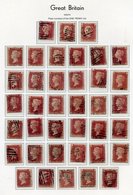 1864-79 1d Rose Red Plate Numbers 71 To 225 (excl. 77) Set Good To FU, SG.43/4. (151) - Other & Unclassified