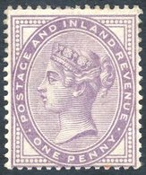 1881 1d Lilac Die I (14 Dots) Fresh M Example, SG. 170. Cat. £225 (1) - Other & Unclassified