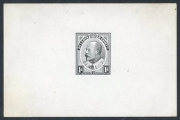 1903 1d Canada Head Essay Die Proof, In Black On Glazed Card  Without Markings Or Date, Of The Die 2 Design. Rare Cat. £ - Otros & Sin Clasificación