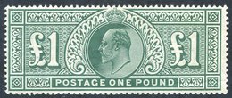 1911 £1 Deep Green, Fresh Looking M Example With Two Horizontal Creases, Not Distracting From Appearance. SG.320 - Otros & Sin Clasificación