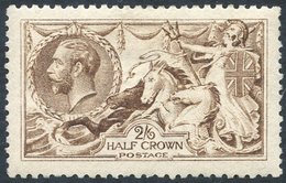 1915 DLR 2/6d Yellow Brown (worn Plate) UM Example, Well Centred With A Few Short Perfs. Right Side, SG. 406. (1) - Otros & Sin Clasificación