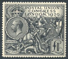 1929 £1 PUC, Superb VFU Example, SG.438. - Otros & Sin Clasificación