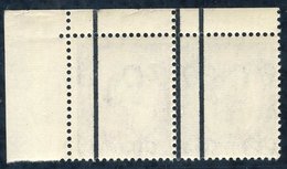 1958 Graphite 3d Deep Lilac SG.592b Upper Right Corner Marginal Pair With Variety On Right Stamp 'One Graphite Line' 72d - Other & Unclassified