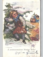 Lot Of 6 Poland Postcards 1930'ies Artist Signed Etc. - Polonia