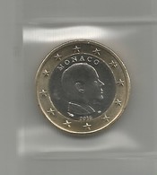 Monaco - Pièce De  1 Euro Année 2016 - Monaco