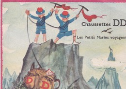 PUBLICITE CHAUSSETTES DD / LES PETITS MARINS VOYAGENT - Pubblicitari