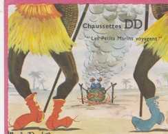 PUBLICITE CHAUSSETTES DD / LES PETITS MARINS VOYAGENT - Pubblicitari