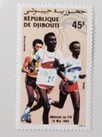 DJIBOUTI Athletisme,  Marathon, Course A Pieds. YVERT N° 590 MNH. ** Adhesion Au CIO - Atletica