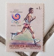 ARGENTINE Athletisme,  Marathon, Course A Pieds. YVERT N°1631 MNH. ** Jeux Olympiques SEOUL 1988 - Atletica