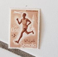 SOMALIE ITALIENNE Athletisme,  Marathon, Course A Pieds. 1 Valeur. * MLH - Atletica