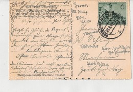 Bildpostkarte Ganzsache Postkarte WHW DR P254 Bild 154 Nürnberg Vorbeimarsch SA + SS O - Ohne Wst. !!! - Stamped Stationery