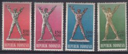 Indonesia 1963 Mi#380-383 Mint Never Hinged - Indonesië