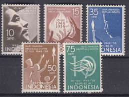 Indonesia 1958 Mi#232-236 Mint Never Hinged - Indonésie