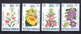Indonesia 1965 Flowers Mi#499-502 Mint Never Hinged - Indonésie