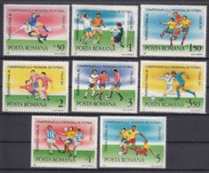 Romania 1990 Sport Football World Cup Italy Mi#4594-4601 Mint Never Hinged - Unused Stamps