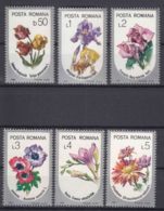 Romania 1986 Flowers Mi#4268-4273 Mint Never Hinged - Unused Stamps
