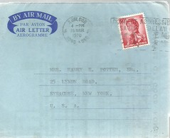 AEROGRAMME  1970 - Postwaardestukken