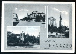 RENAZZO - FERRARA - 1955 - SALUTI CON 3 VEDUTINE - Ferrara
