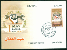 EGYPT / 2019 / 1 MAY ; LABOUR DAY / FDC - Lettres & Documents