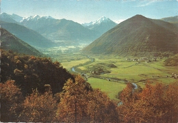 CPSM Vallée D'Aure La Plaine Le Lustou Le Pic D'Aret La Montagne De Guchen - Vielle Aure