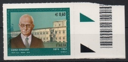 Italia - Repubblica 2012 "Luigi Einaudi €. 0,60", Nuovo - 2011-20: Ungebraucht