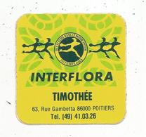 Autocollant , INTERFLORA ,  TIMOTHEE ,  POITIERS - Autocollants