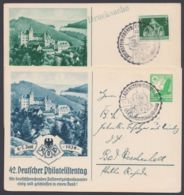 PP 142 C 3/01 "Lauenstein", 1936, Pass. Sst, Dazu Frankierte Karte Mit Gleichem Stempel - Private Postwaardestukken