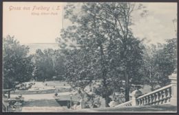 "Freiberg", Gruß Aus..., König Albert Park, Um 1900 - Freiberg (Sachsen)